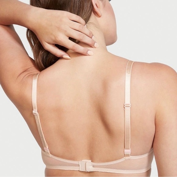 Victoria's Secret Beige Lace T-Shirt Bra - Picture 3 of 5